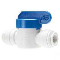 John Guest 1/4 - 1/4 SHUT OFF VALVE ( PPSV040808W )