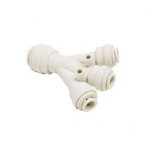 John Guest 3/8 - 3/8 Three-Way Divider (PI491212S-R)
