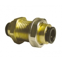 John Guest Bulkhead Connector – Brass Body 6mm (RM1206)