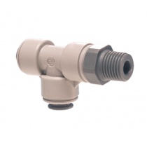 John Guest Swivel Male Run Tee – NPTF Thread 1/2 / 1/2 (PI111624S)